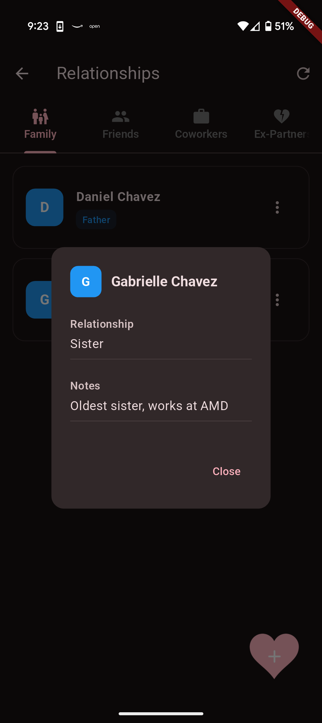 LoveNote Relationships